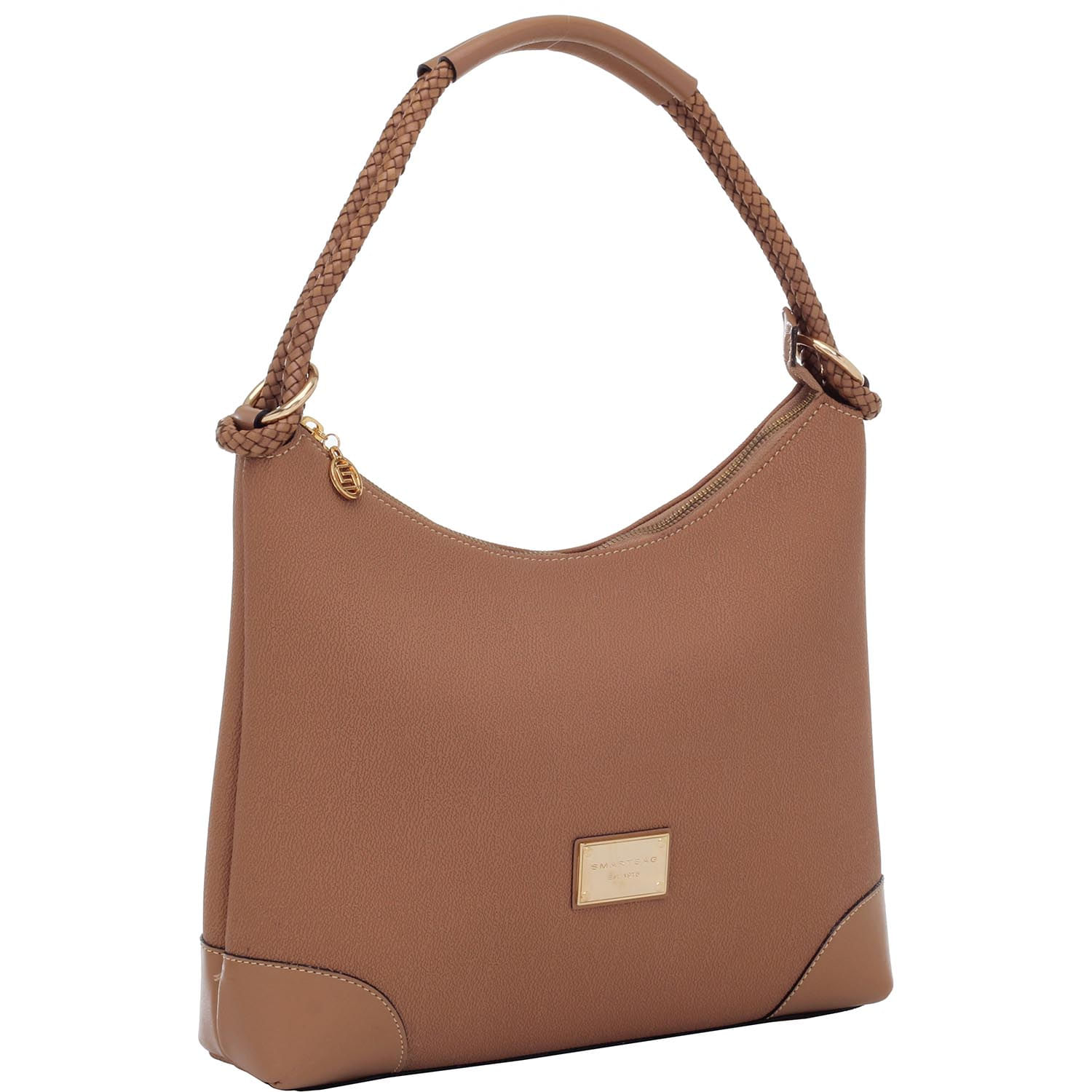 camel leather hobo bolsa