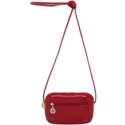 Bolsa Smartbag Transversal Verniz Vermelho 74003.18 1