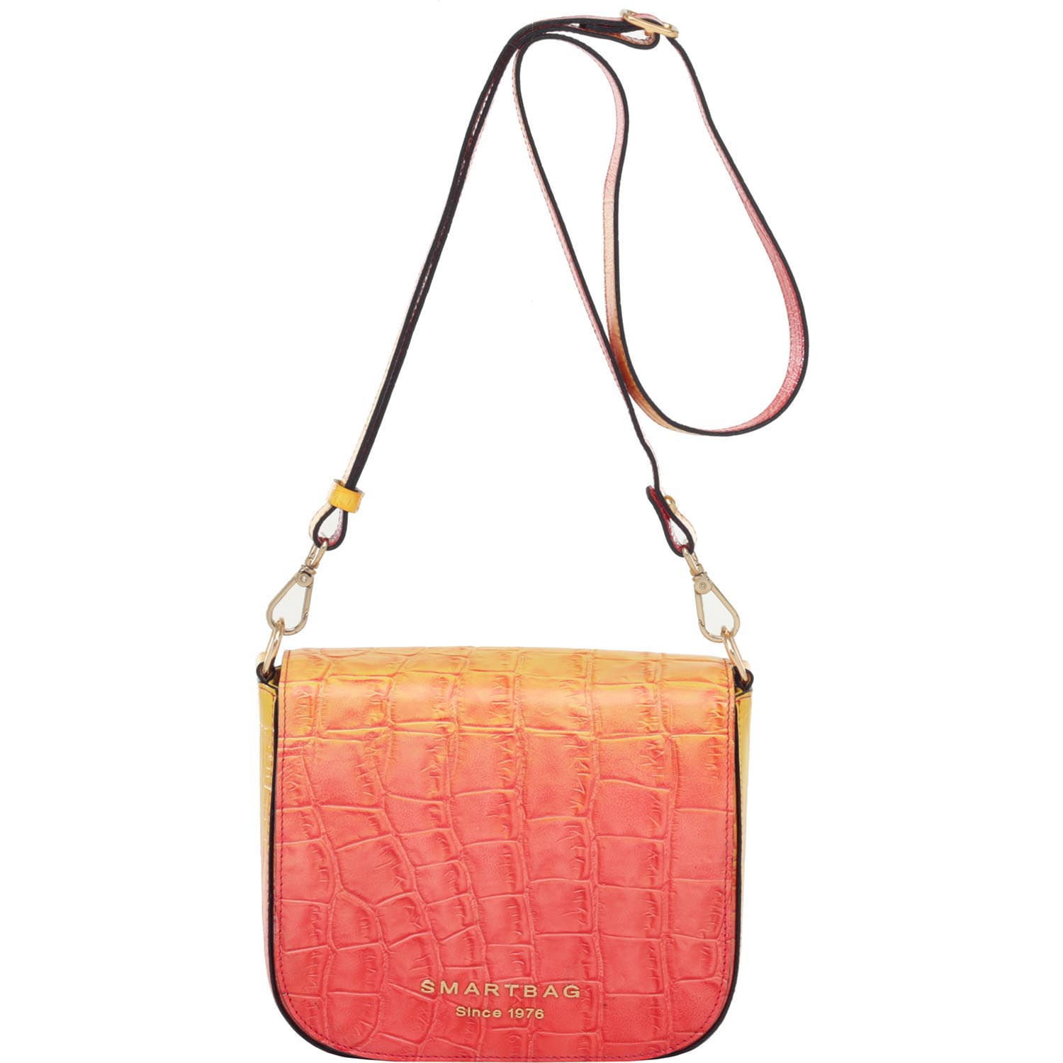 sunset leather shoulder bolsa